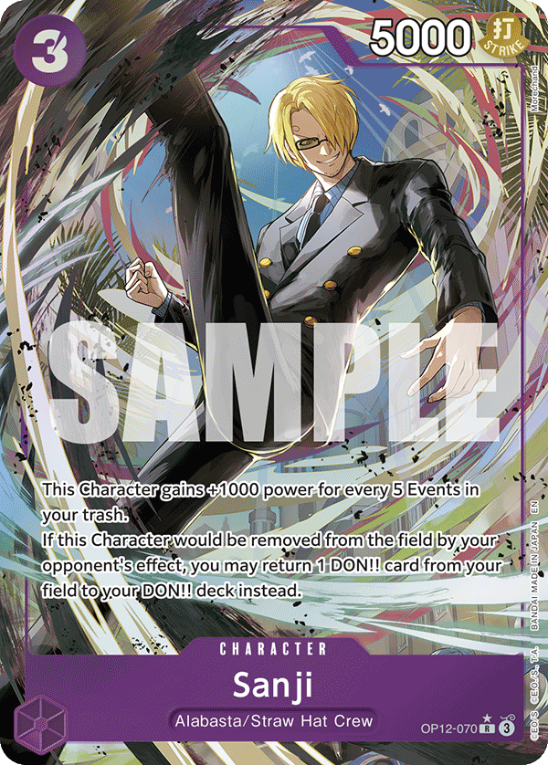 Sanji, Legacy of the Master · OP12-070