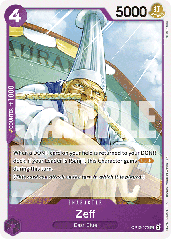 Zeff, Legacy of the Master · OP12-072