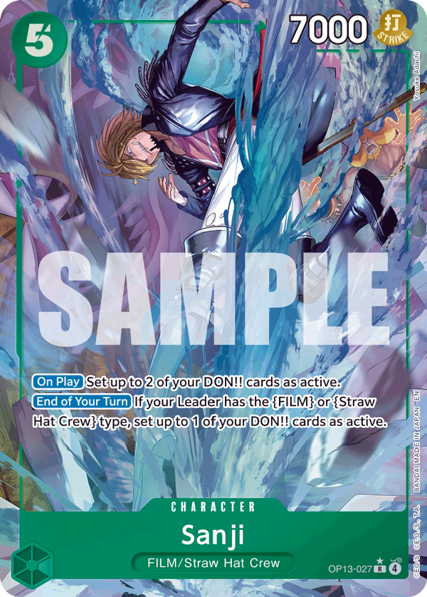Sanji, Carrying On His Will · OP13-027