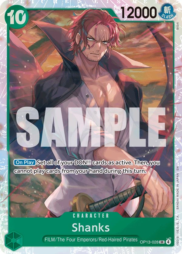 Shanks, Carrying On His Will · OP13-028