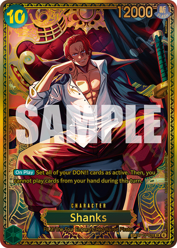 Shanks, The World's Strongest Warriors · OP13-028