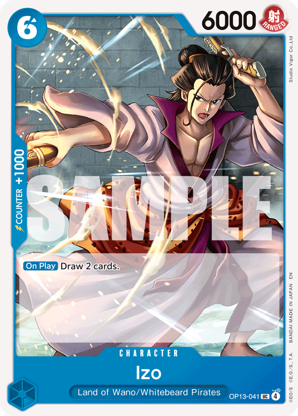 Izo, Carrying On His Will: 3rd Anniversary Tournament Cards · OP13-041