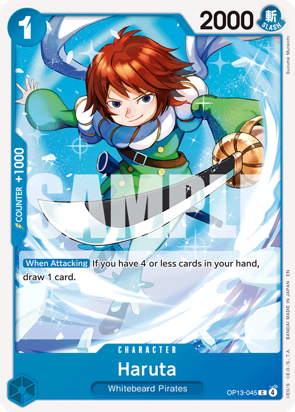 Haruta, Carrying On His Will · OP13-045