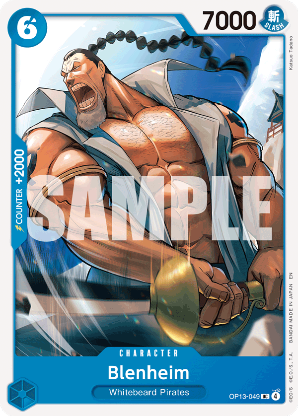 Blenheim, Carrying On His Will: 3rd Anniversary Tournament Cards · OP13-049