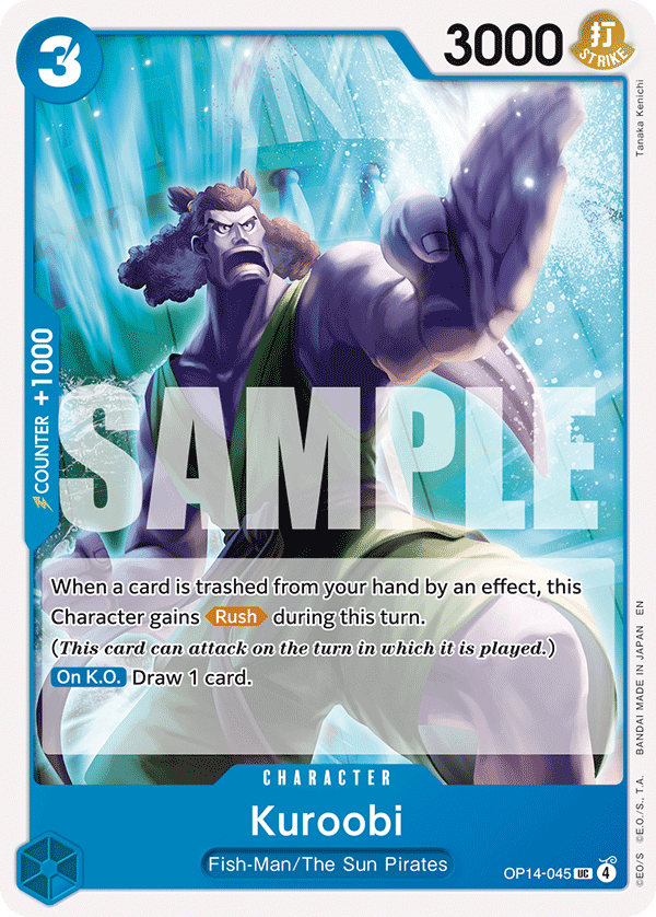 Kuroobi, The Azure Sea's Seven · OP14-045