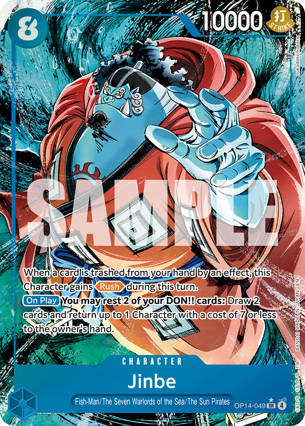 Jinbe, The Azure Sea's Seven · OP14-049