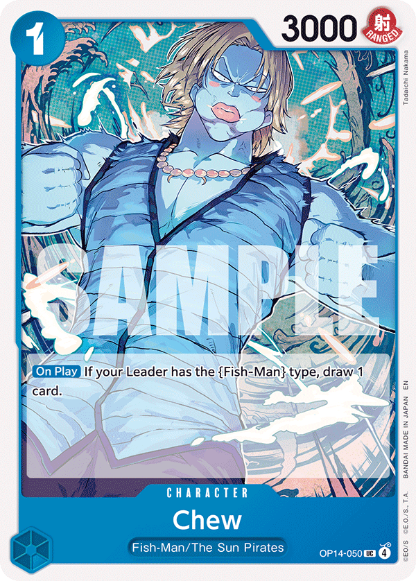 Chew, The Azure Sea's Seven · OP14-050