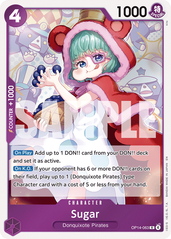 Sugar, The Azure Sea's Seven · OP14-063