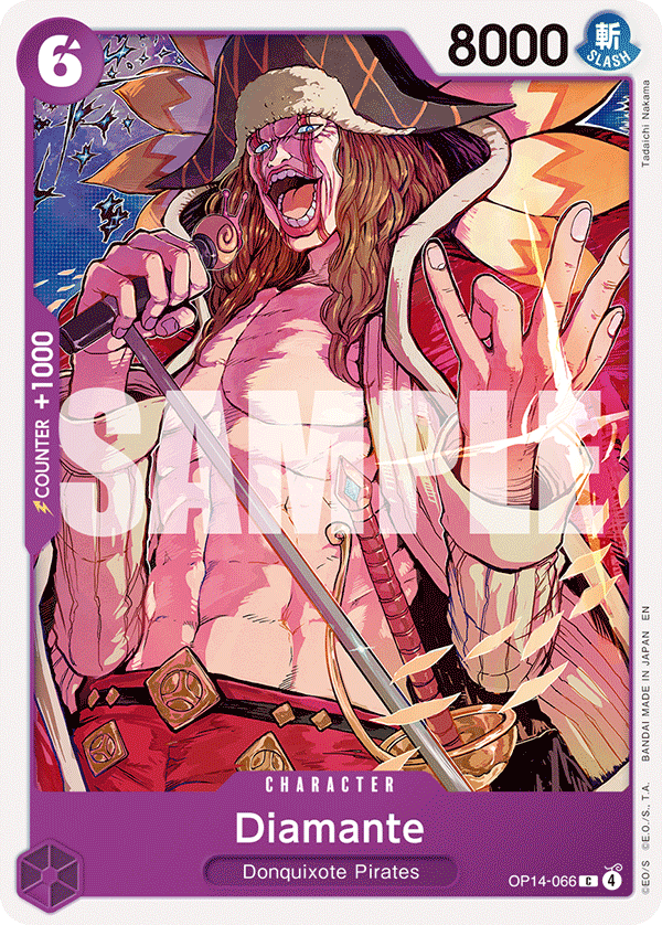 Diamante, The Azure Sea's Seven Release Event Cards · OP14-066