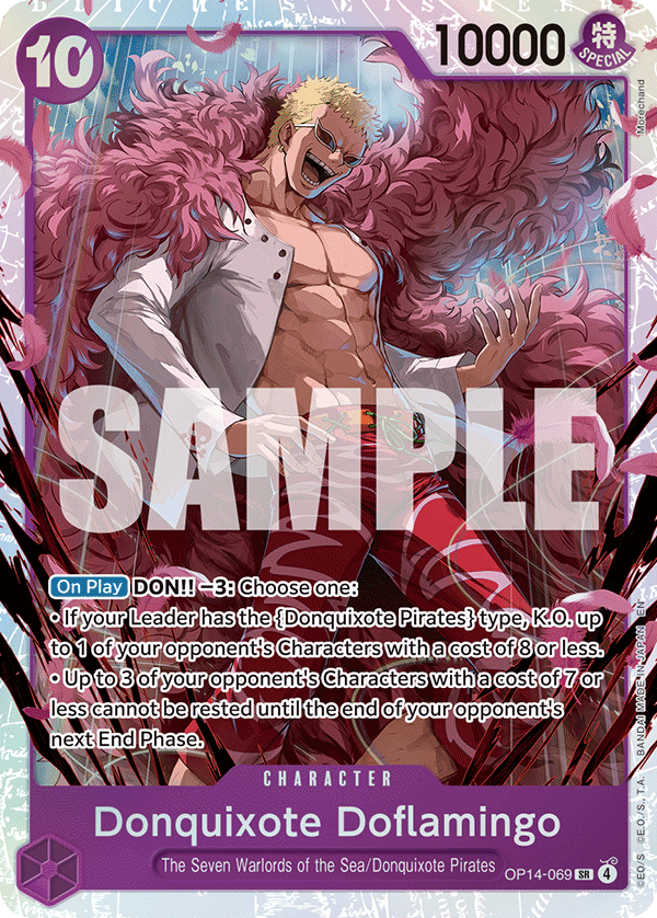 Donquixote Doflamingo, The Azure Sea's Seven · OP14-069