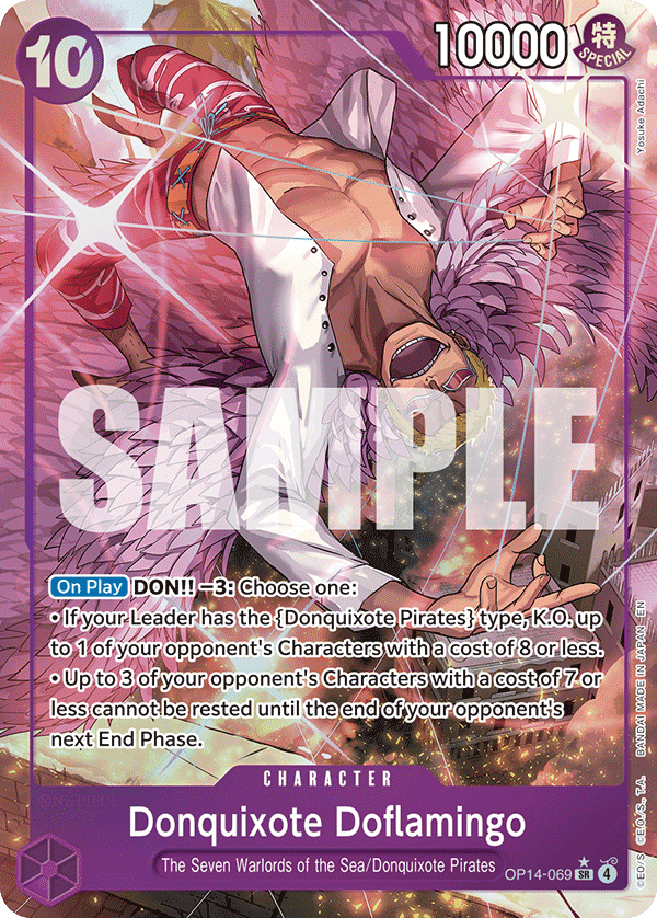 Donquixote Doflamingo, The Azure Sea's Seven · OP14-069