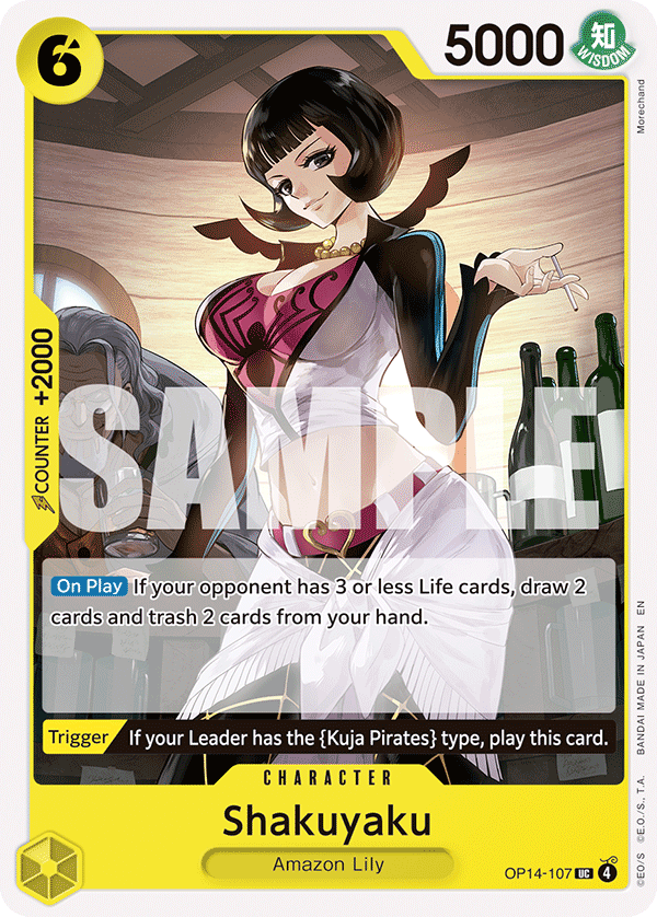 Shakuyaku, One Piece Promotion Cards · OP14-107