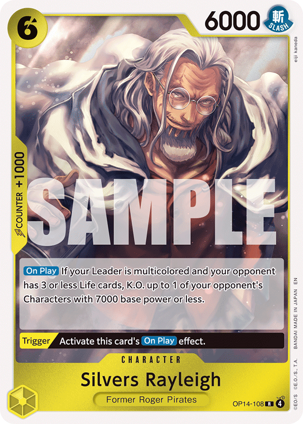 Silvers Rayleigh, The Azure Sea's Seven · OP14-108