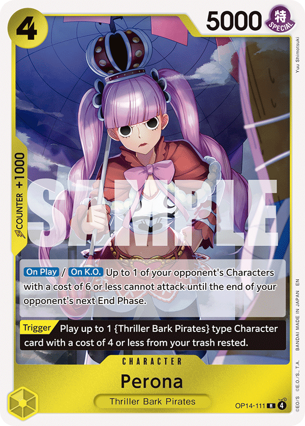 Perona, The Azure Sea's Seven · OP14-111