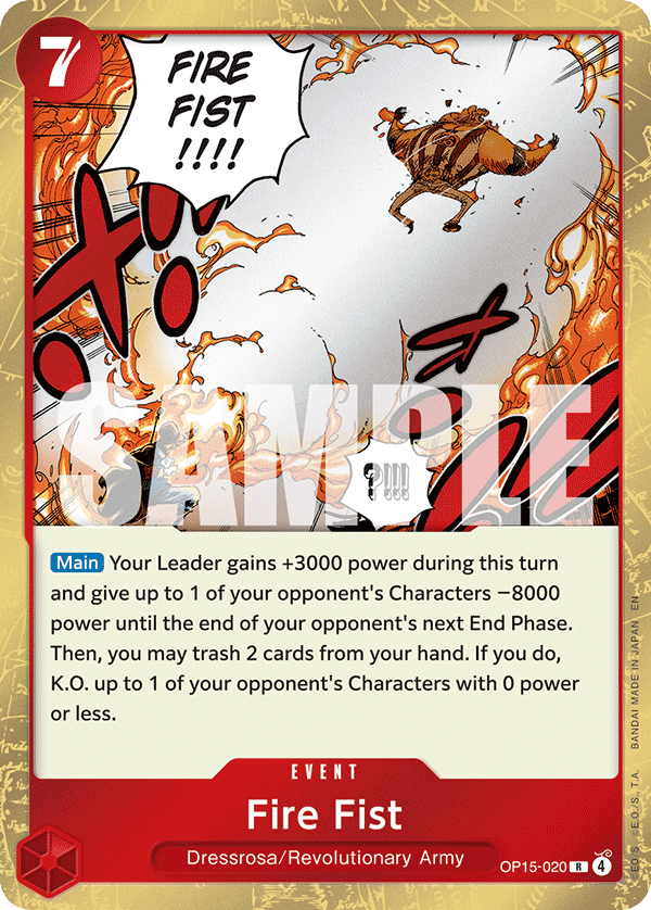 Fire Fist, Adventure on Kami's Island · OP15-020