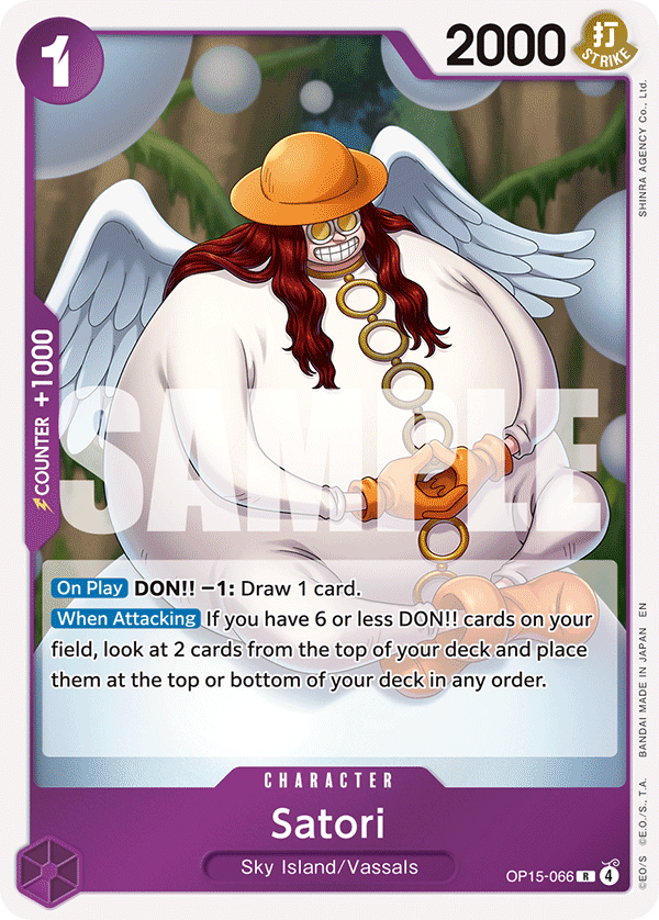 Satori, One Piece Promotion Cards · OP15-066