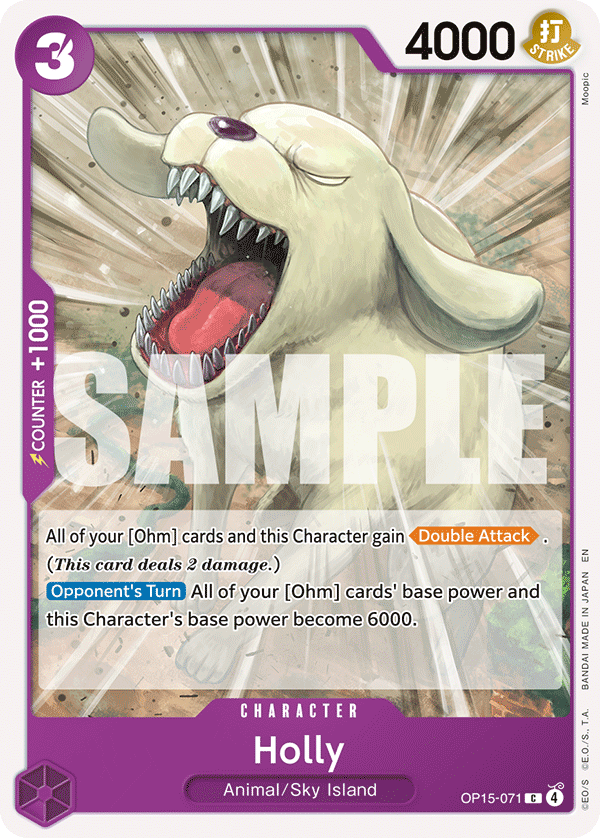 Holly, Adventure on Kami's Island Release Event Cards · OP15-071