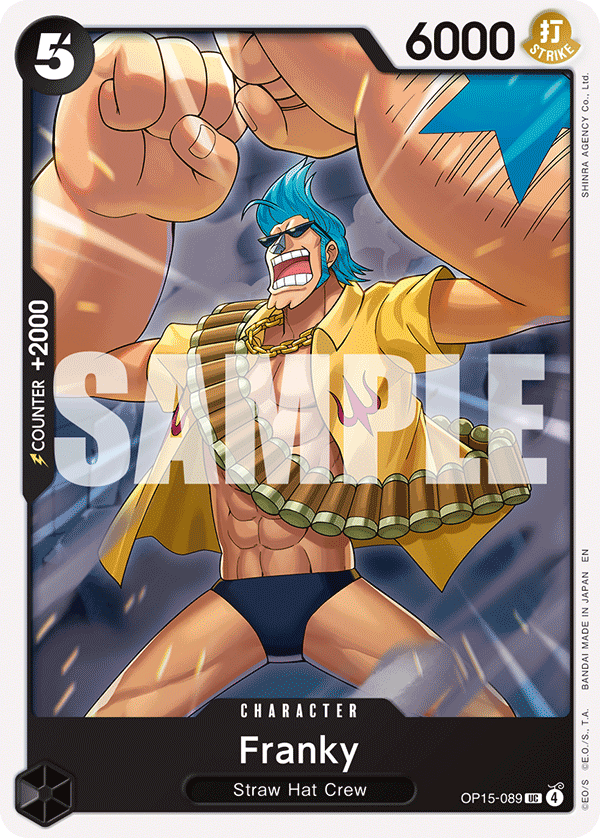 Franky, Adventure on Kami's Island Release Event Cards · OP15-089