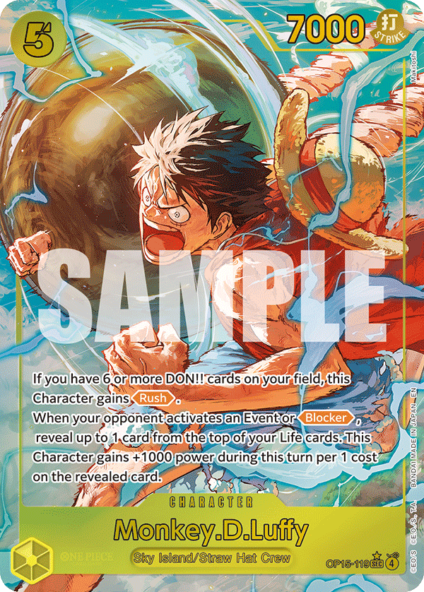 Monkey.D.Luffy, Adventure on Kami's Island · OP15-119