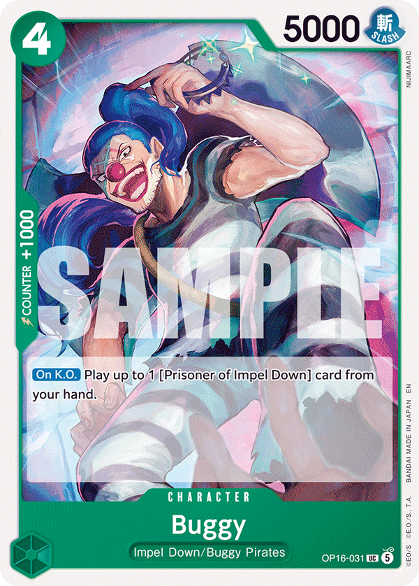 Buggy, The Time of Battle · OP16-031