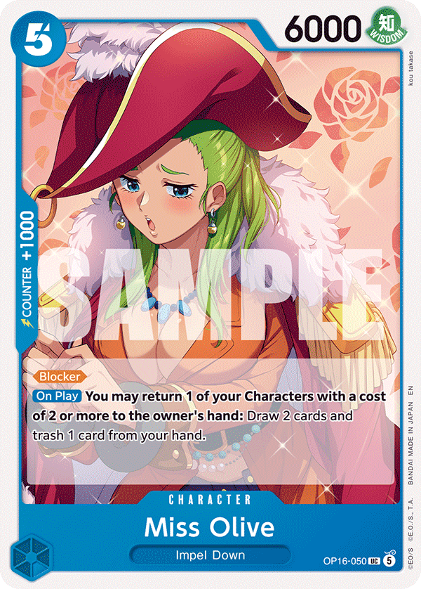 Miss Olive, The Time of Battle · OP16-050