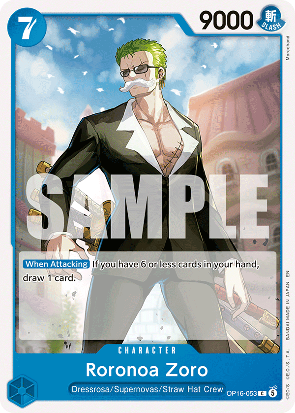 Roronoa Zoro, The Time of Battle · OP16-053