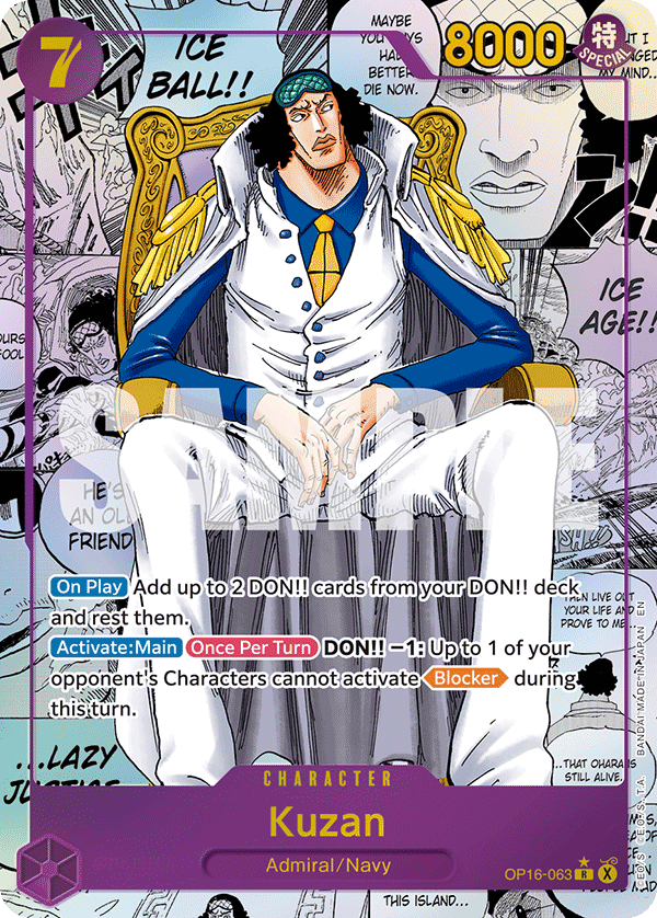 Kuzan, The Time of Battle · OP16-063