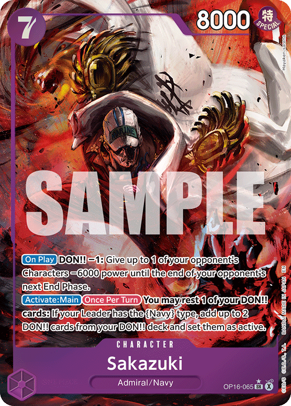 Sakazuki, The Time of Battle · OP16-065