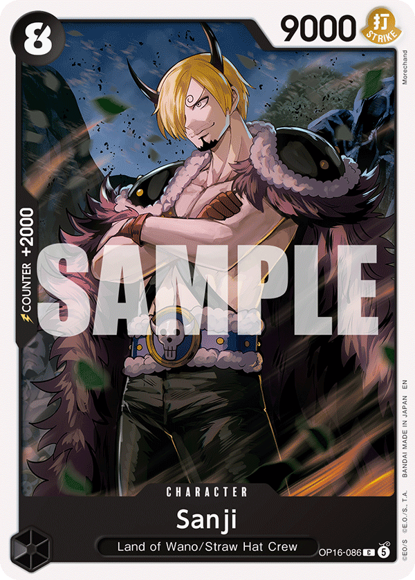 Sanji, The Time of Battle · OP16-086