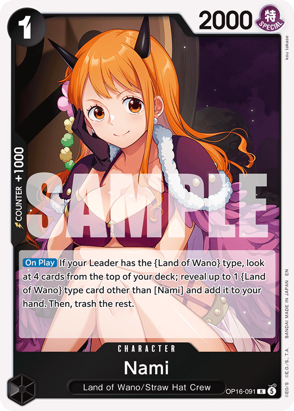 Nami, The Time of Battle · OP16-091