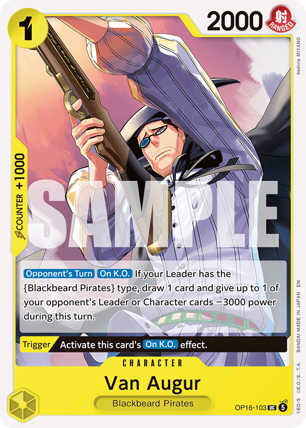 Van Augur, The Time of Battle · OP16-103