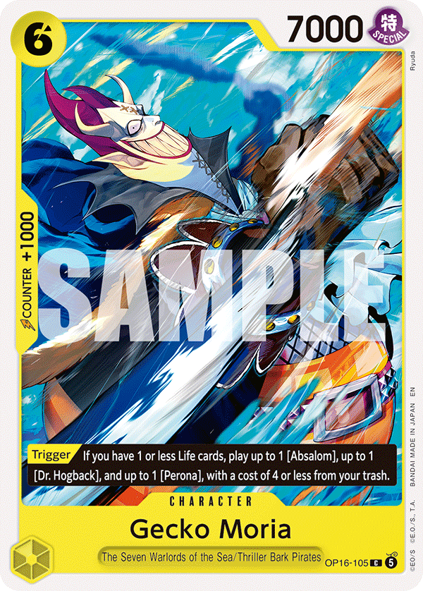 Gecko Moria, The Time of Battle · OP16-105