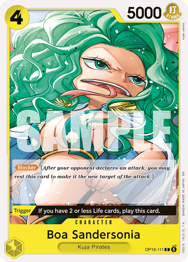 Boa Sandersonia, The Time of Battle · OP16-111