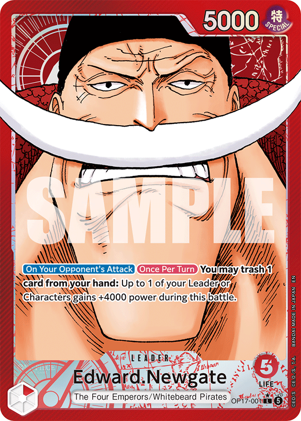 Edward.Newgate, The World's Strongest Warriors · OP17-001