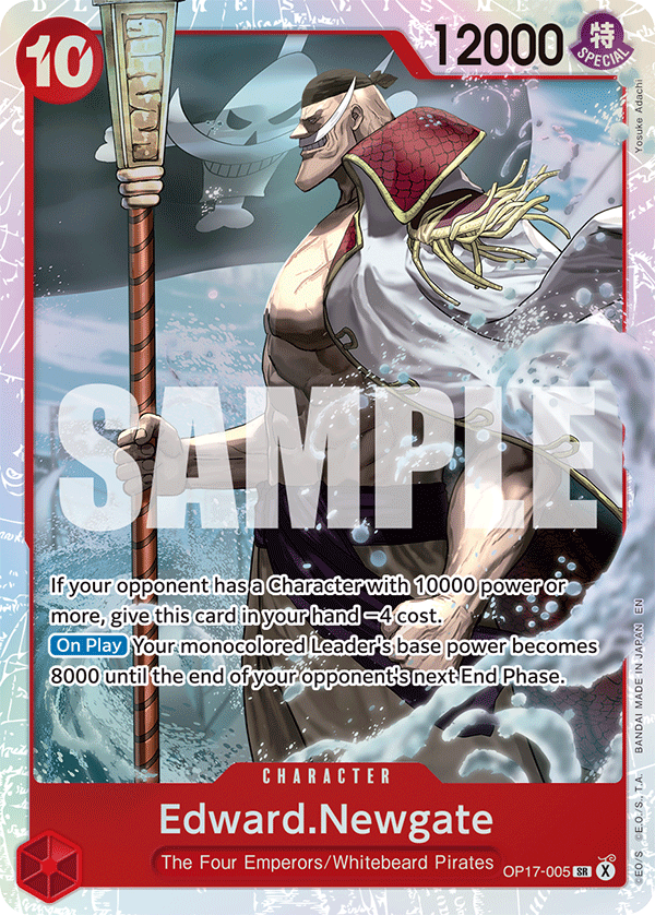 Edward.Newgate, The World's Strongest Warriors · OP17-005