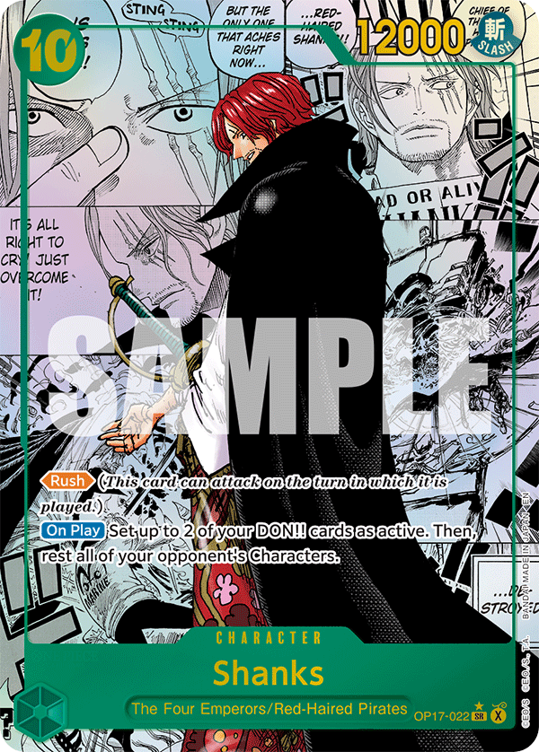 Shanks, The World's Strongest Warriors · OP17-022