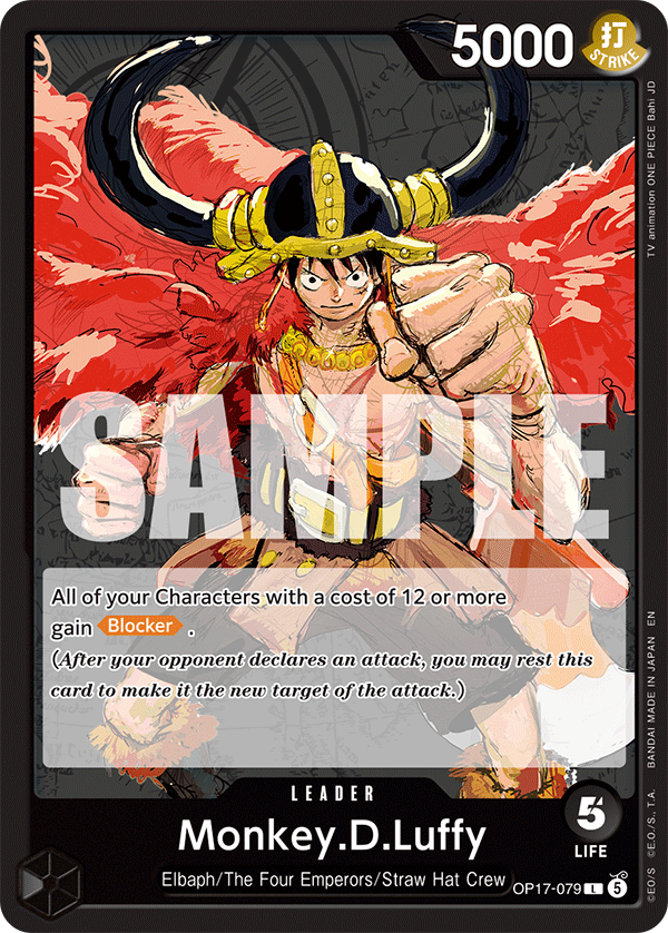 Monkey.D.Luffy, The World's Strongest Warriors · OP17-079
