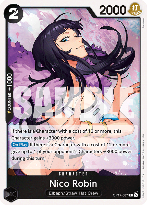 Nico Robin, The World's Strongest Warriors · OP17-087