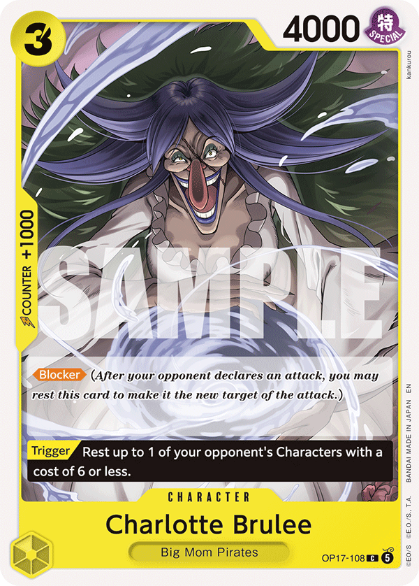 Charlotte Brulee, The World's Strongest Warriors · OP17-108
