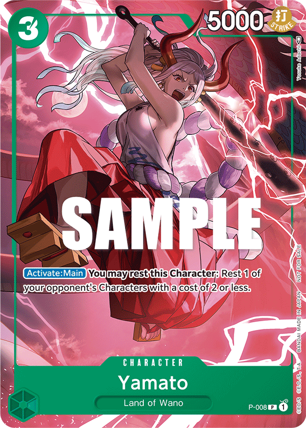 Yamato, One Piece Promotion Cards · P-008