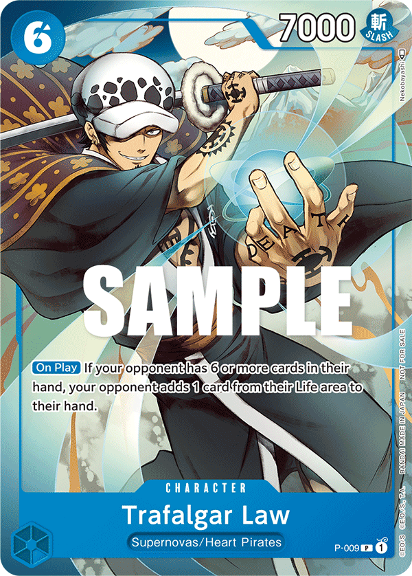 Trafalgar Law, One Piece Promotion Cards · P-009