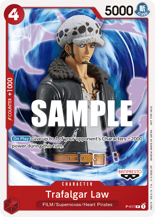 Trafalgar Law, One Piece Promotion Cards · P-017