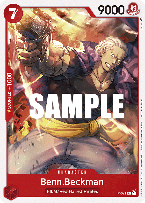 Benn.Beckman, One Piece Promotion Cards · P-021