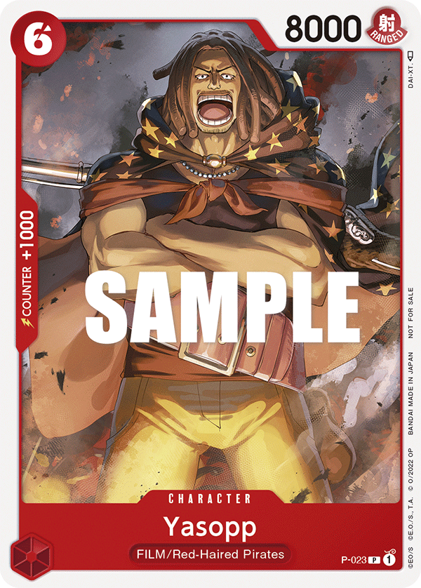 Yasopp, One Piece Promotion Cards · P-023