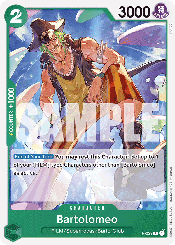 Bartolomeo, ST-16: Starter Deck 16 GREEN Uta · P-029