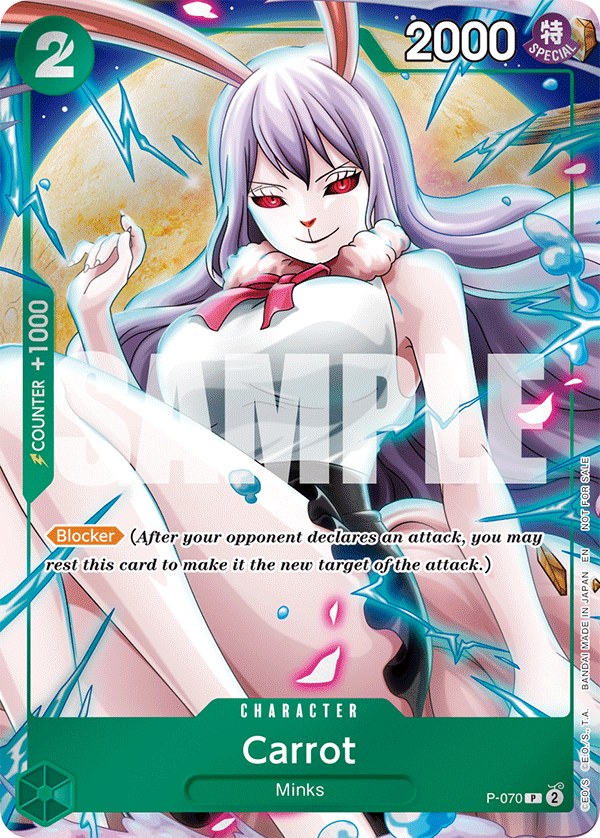 Carrot, One Piece Promotion Cards · P-070