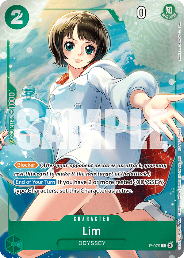 Lim, One Piece Promotion Cards · P-079