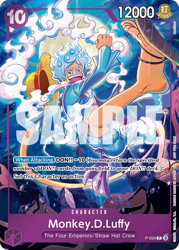 Monkey.D.Luffy, One Piece Promotion Cards · P-099