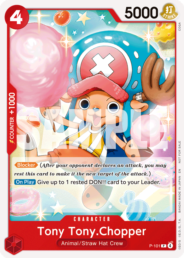Tony Tony.Chopper, ST-31: Starter Deck 31 RED Monkey.D.Luffy · P-101