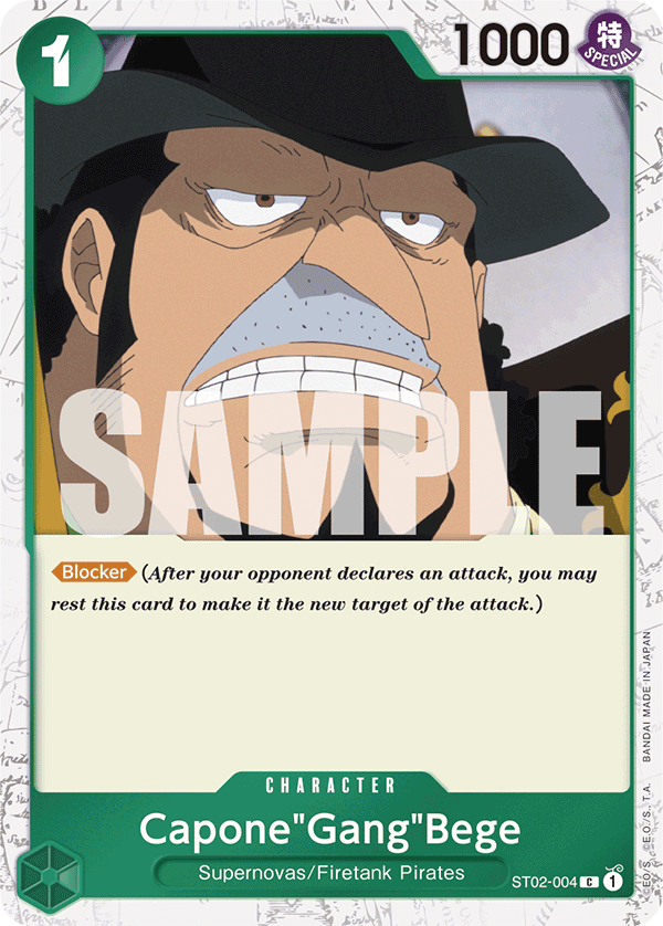 Capone"Gang"Bege, Premium Booster -The Best- · ST02-004